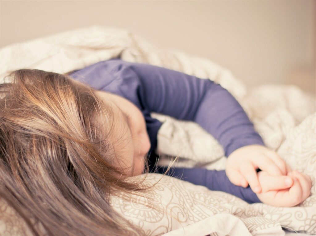 baby, girl, sleep